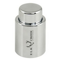 Push Top Vacuum Stopper - Silver